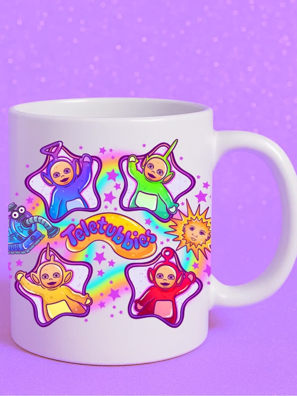 teletubbies nostalgic ceramic mug